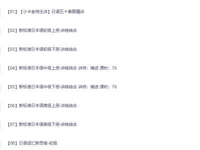 付费6999购买的日语零基础到N1长线班VIP教程，本人已经通过考试，想要的自取