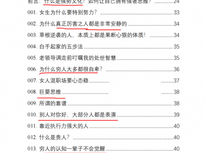 《强势文化思维手册》：女性认知觉醒，人性博弈强者思维学习